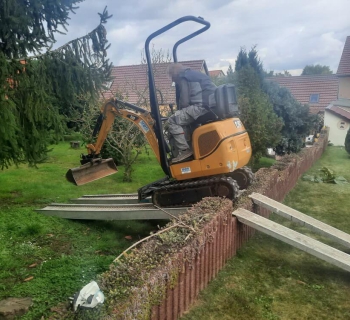 Hansdampf Hausmeisterservice Pflaster Bagger Erdarbeiten